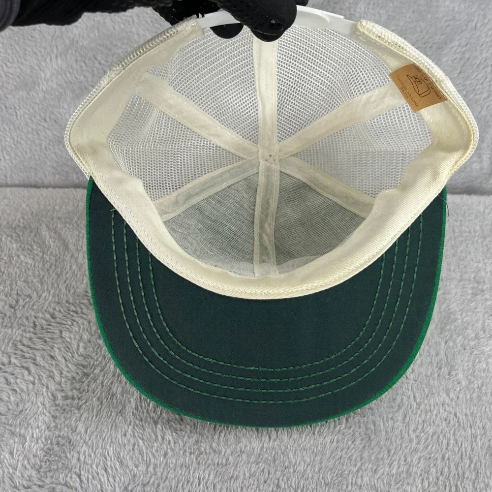 Vintage Cabo San Lucas Marlin Trucker Hat Green Mexico Fishing Mesh Snapback